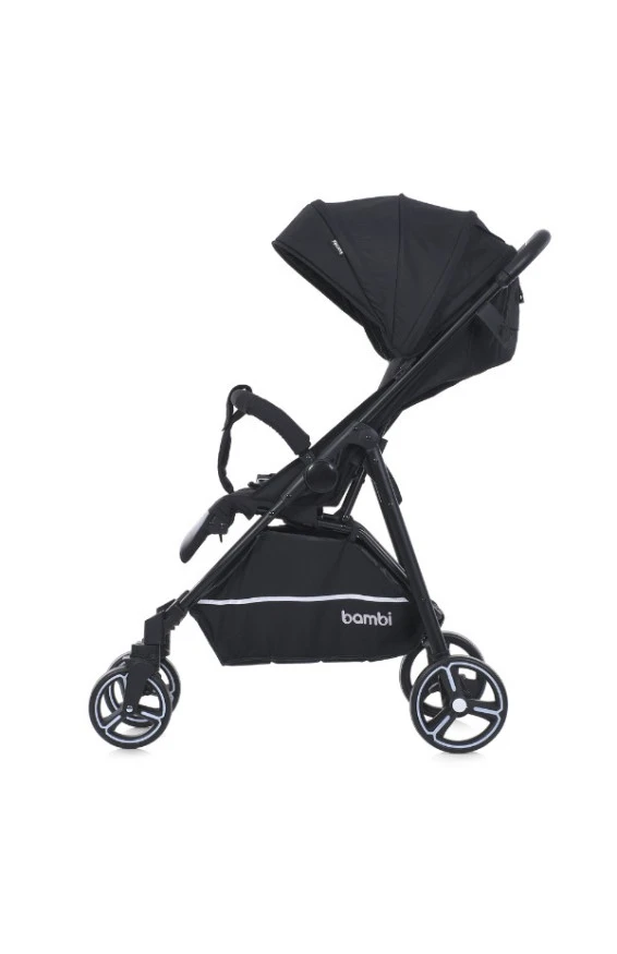 Коляска Bambi M 4249-2 (black matt),  код товара: M 4249-2 black matt